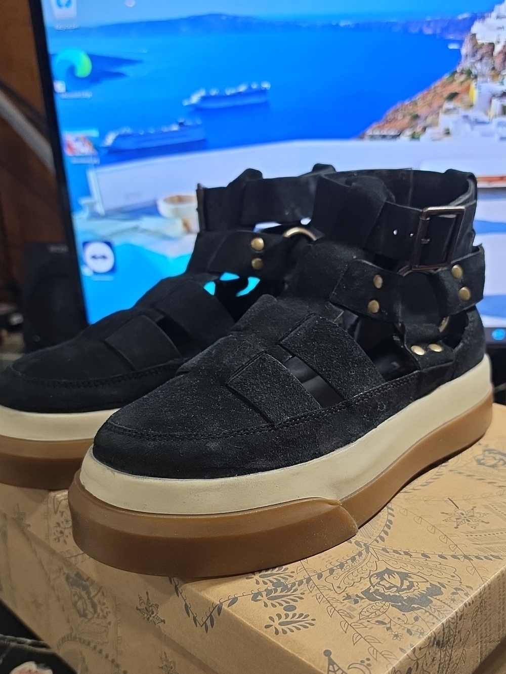 Free People Bodhi Fisher Sneaker Black